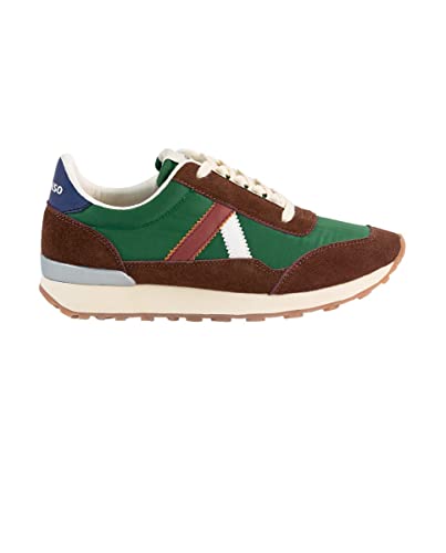 El Ganso Track Nylon Verde Ante Marrón