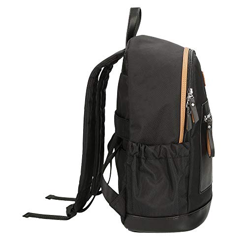 El Potro Chic Mochila Porta Ordenador, Negra