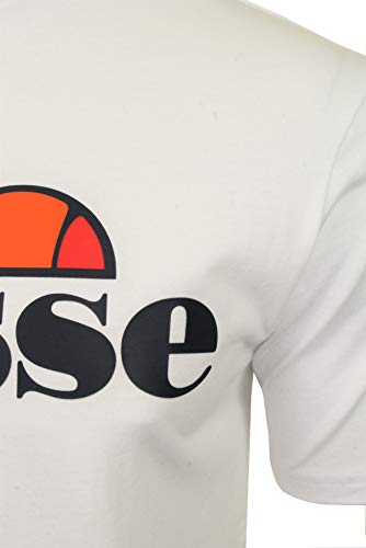 Ellesse SL Prado T-Shirt Camiseta, Hombre, White, L