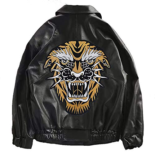 EMDOMO Grandes parches de dragón bordado para planchar en la parte posterior de la chaqueta, insignias de la ropa, decoradas con apliques para manualidades, accesorios de costura, 1