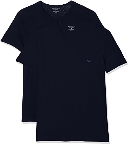 Emporio Armani 111647 Camiseta Interior, Hombre, Azul (Navy Blue), L
