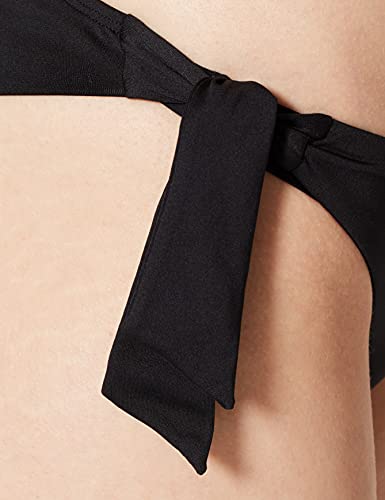 Emporio Armani Swimwear Padded Band & Bows Brazilian W/Bows Bikini Silver & Bronze Juego Biquini, Negro, S para Mujer