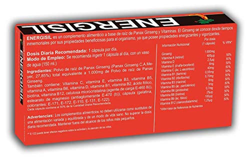 Energisil Vigor - 30 Cápsulas