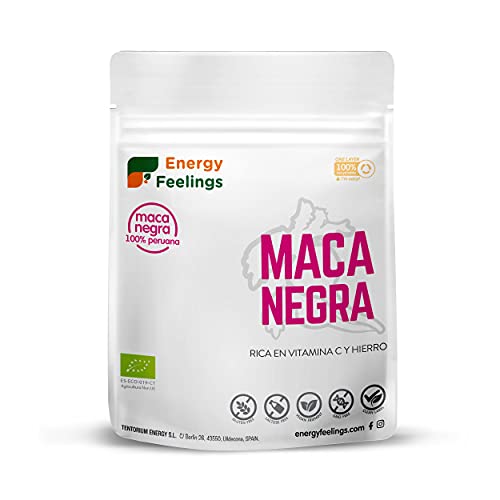 Energy Feelings Maca Negra Polvo Eco Suplementos - 500 gr