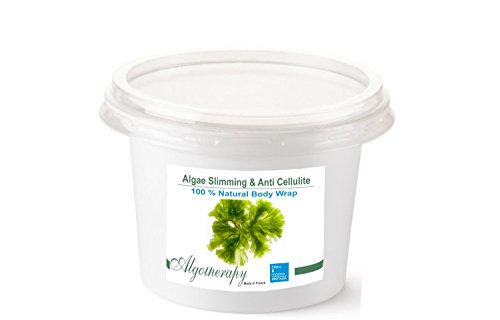 Envoltura Adelgazante y Anticelulitis con 3 Algas Marinas cubo 1500 g, Laminaria, Fucus y Espirulina - Detox y Remineralizante, Producto profesional para Salon de Belleza y Tratamiento en Casa
