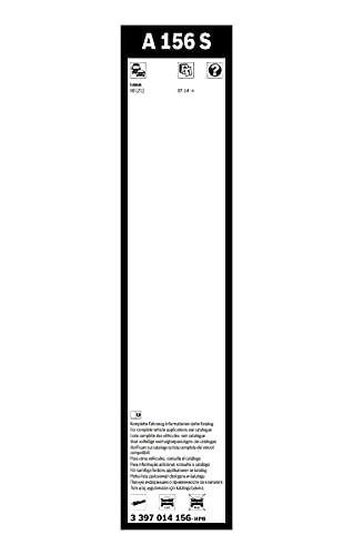 Escobilla limpiaparabrisas Bosch Aerotwin A156S, Longitud: 650mm/400mm − 1 juego para el parabrisas (frontal)