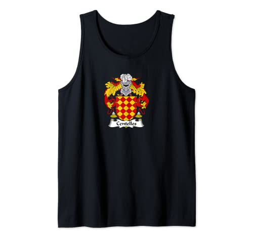 Escudo de armas Centelles - Escudo de la familia Camiseta sin Mangas