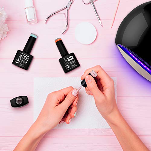 Esmalte de gel para uñas MyGel, de MYLEE (10ml) MG0111 - Piping Hot UV/LED Nail Art Manicure Pedicure para uso profesional en el salón y en el hogar - Larga duración y fácil de aplicar