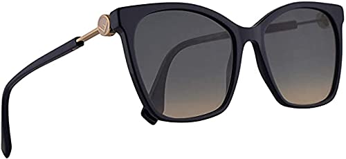 FENDI FF 0344/S M2 Gafas, BLUE/BL BLU, 57 Mujeres