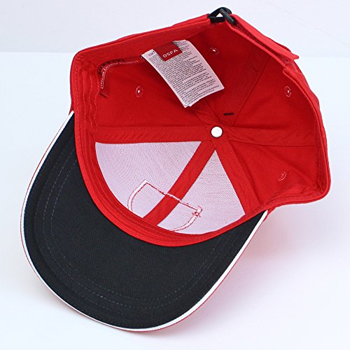 Ferrari Clásica Gorra, Rojo, Junior/Rookies Unisex niños