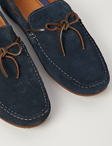 find. Mocasines de Ante estilo Naútico para Hombre, Azul (Navy), 47 EU