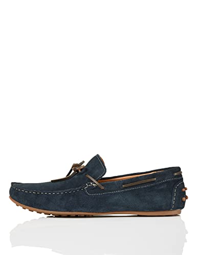 find. Mocasines de Ante estilo Naútico para Hombre, Azul (Navy), 47 EU