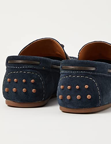 find. Mocasines de Ante estilo Naútico para Hombre, Azul (Navy), 47 EU