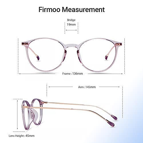Firmoo Gafas para Ordenador Anti luz Azul,Evita la Fatiga Ojos, Gafas PC UV Luz Filtro Protección Azul Mujer Hombre para Antifatiga