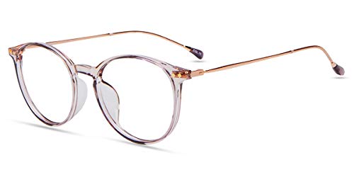Firmoo Gafas para Ordenador Anti luz Azul,Evita la Fatiga Ojos, Gafas PC UV Luz Filtro Protección Azul Mujer Hombre para Antifatiga