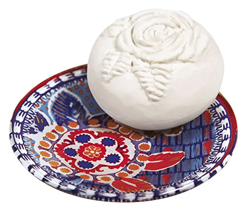 FRAGONARD - Jardin de Fragonard ROSE AMBRE Perfumed Soap & Dish Set by Fragonard