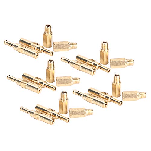 Fydun Carburador Jets Principales Kit de chorros piloto lento principal carburador de 20 piezas para Keihin OKO KOSO PE PWK Carb