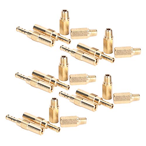Fydun Carburador Jets Principales Kit de chorros piloto lento principal carburador de 20 piezas para Keihin OKO KOSO PE PWK Carb