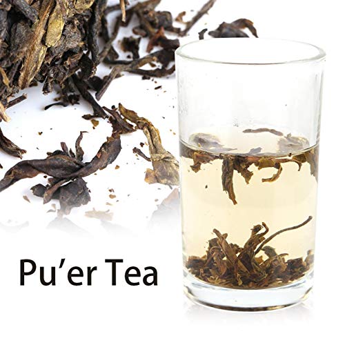 Fydun PU-er Tea PU-Erh TeaChinese Yunnan Pu'erh Raw Cake Sheng Puerh Raw Puerh Raw Puerh Tea para Familiares Amigos Regalo 100g