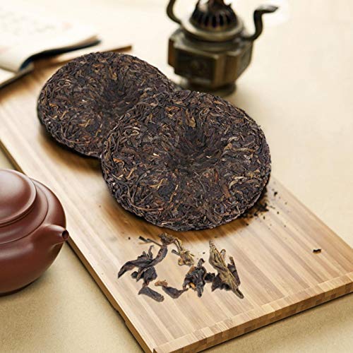 Fydun PU-er Tea PU-Erh TeaChinese Yunnan Pu'erh Raw Cake Sheng Puerh Raw Puerh Raw Puerh Tea para Familiares Amigos Regalo 100g