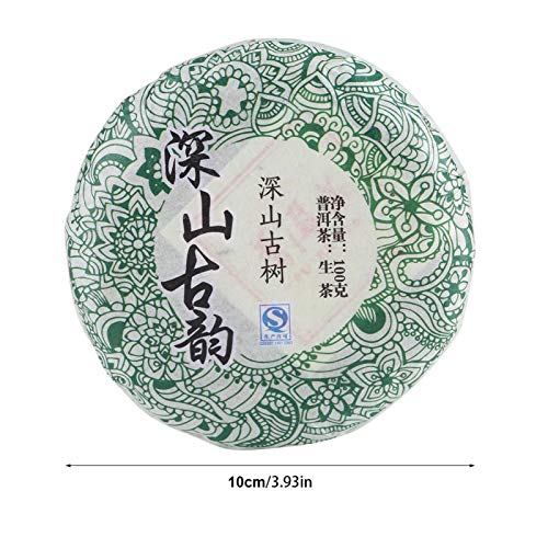 Fydun PU-er Tea PU-Erh TeaChinese Yunnan Pu'erh Raw Cake Sheng Puerh Raw Puerh Raw Puerh Tea para Familiares Amigos Regalo 100g