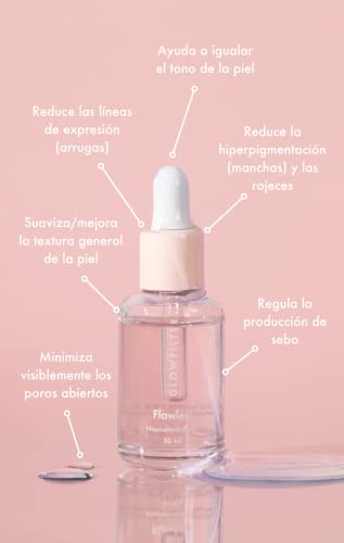 G Glowfilter Tag Your Skin - Flawless Niacinamide Serum | Serum Niacinamida que Reduce la Hiperpigmentacion (Manchas) y Rojeces e Iguala el Tono de la Piel - Uso Diario para Todo