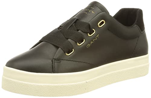 GANT Avona Sneaker, Zapatillas Mujer, Negro, 38 EU