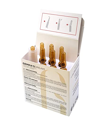 Gemma´s Dream - Instant Beauty - Ampollas Faciales Flash Skin Booster para Tratamiento de Día y Noche - Efecto Revitalizante, Reafirmante, Antioxidante y Tensor - Contiene 7 Ampollas de 2ml
