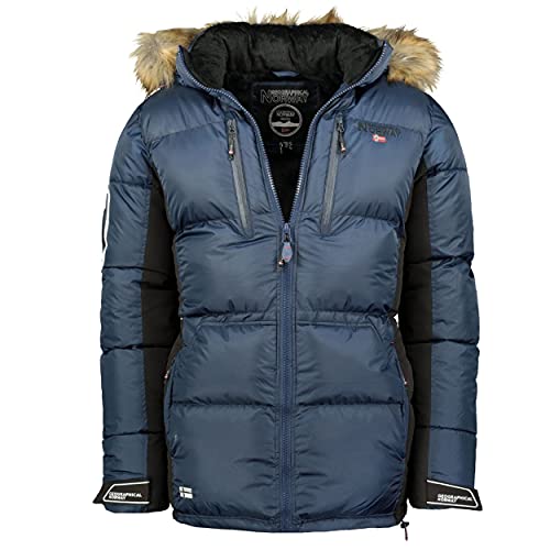 Geographical Norway danone Men 001 Chaqueta de Invierno (Marino, L)