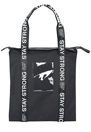George Gina & Lucy - Bolso de tela de Sintético para mujer, color Negro, talla One Size