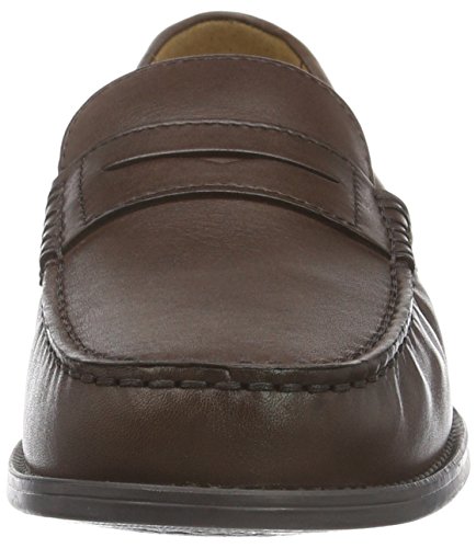 Geox U NEW DAMON B Mocasines Hombre, Marrón (Dk Brown), 43.5 EU