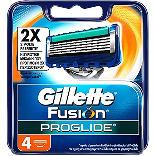 Gillette Fusion ProGlide - Cabezal para maquinilla de afeitar, 4 unidades