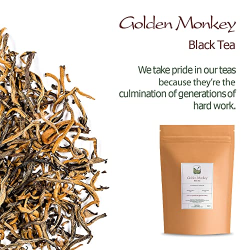 Golden Monkey Té Negro Yunnan - Negro Té De Yunnan De China - Yun Nan Dian Hong Té Chino 100g