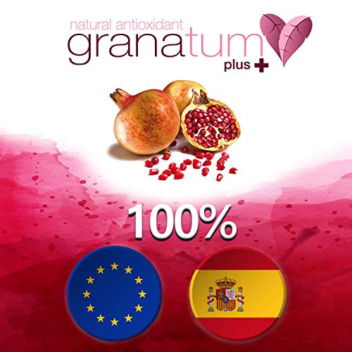 Granatum Plus - Extracto de Granada Punicalagina PLUS | Complemento Alimenticio Natural 100% Origen España | Polifenoles Naturales | Complemento Nutricional | (1 Caja de 28 Cápsulas)