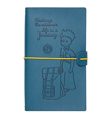 Grupo Erik CTBV002 - Cuaderno de viaje, Cuaderno de notas de cuero El Principito, 12x19,6x1,7 cm