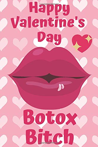 Happy Valentine's Day Botox Bitch: Botox Bitch Valentine's 6x9inch Notebook. Funny gift for Women, Wife and Girlfriend for Valentine's Day.