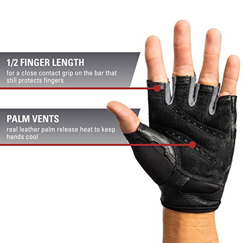 Harbinger Pro Weight Lifting Glove, Guantes Unisex, Negro (Black), M
