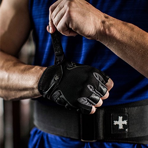 Harbinger Pro Weight Lifting Glove, Guantes Unisex, Negro (Black), M