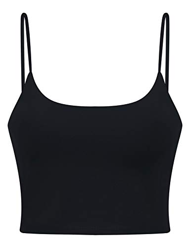 heekpek Sujetador Deportivo Camiseta sin Mangas Mujer con Relleno para Yoga Rutina de Ejercicio Soporte Ligero