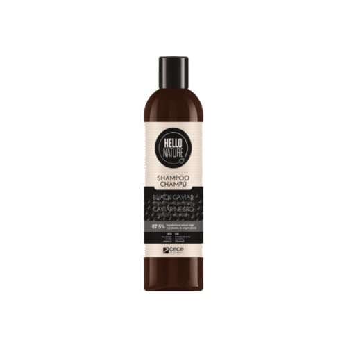 Hello Nature Black Caviar Champú Fortalecedor y Nutritivo - 300 ml