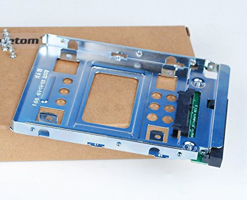 Heretom Soporte Adaptador Bandejas de Disco Duro SATA y SSD de 2,5" SSD a 3,5" Tray Caddy Caddie Adapter PN: 654540-001 con 8 Tornillos