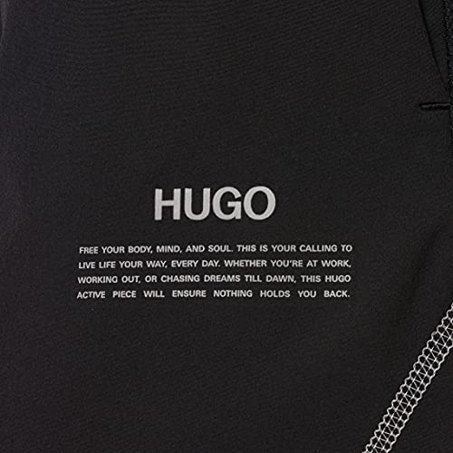 HUGO Dalpha Baador para Hombre, Negro1, L