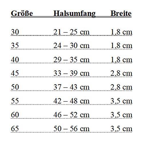HUNTER Porto Hundehalsband, Leder, Premiumleder vegetabil, umweltfreundlich, nachhaltig, 55 (M), Tabak/Cognac