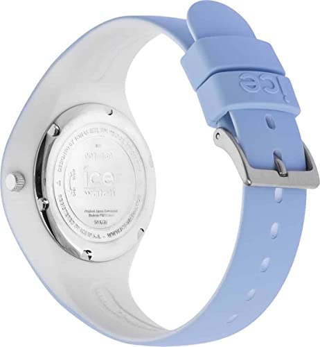 Ice-Watch ICE duo White sage, Reloj azul para Mujer con Correa de silicona, 001489 (Small)