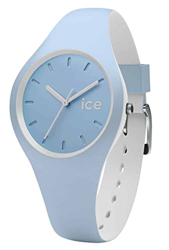 Ice-Watch ICE duo White sage, Reloj azul para Mujer con Correa de silicona, 001489 (Small)