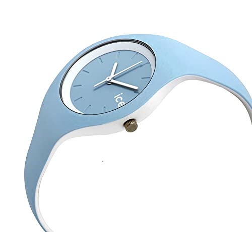 Ice-Watch ICE duo White sage, Reloj azul para Mujer con Correa de silicona, 001489 (Small)