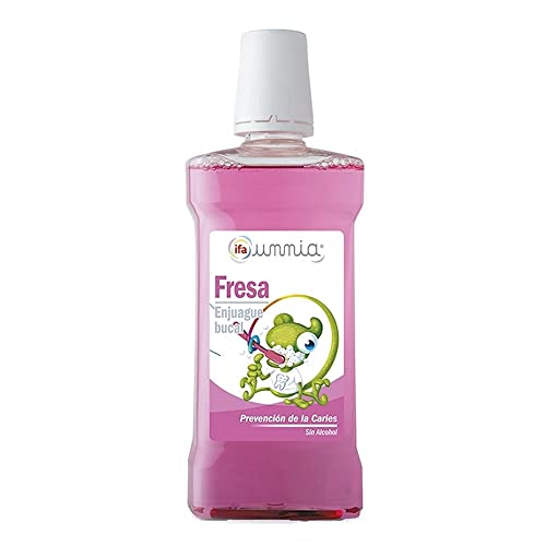 Ifa Unnia Enjuague Bucal Junior Sin Alcohol Sabor Fresa - 500 ml.