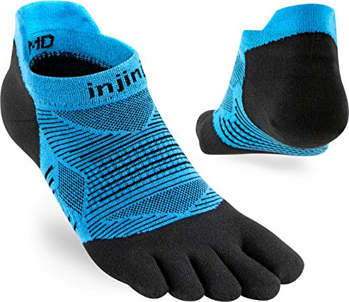 Injinji Run Lightweight No Show Malibu toe socks Size : 40-44