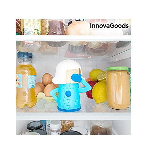 InnovaGoods Desodorizante para Neveras, Azul, 14x12x9 cm, 160