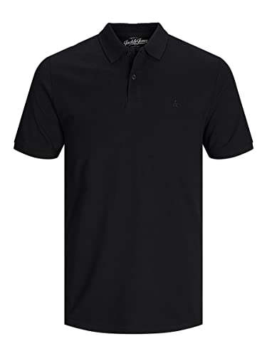 JACK & JONES Jjebasic Polo SS Noos, Negro (Black), XXL para Hombre